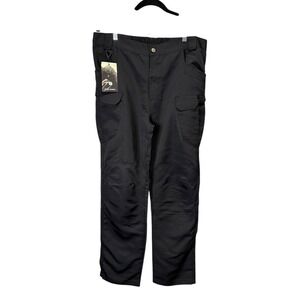Outdoor Equipment Mens Black Tactical Cargo Pants Ripstop Utility Trousers XL